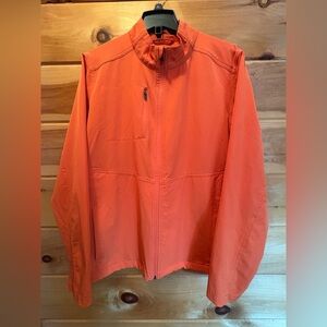 Graham Luxe Men’s Kash Heather Orange Golf Jacket Size L